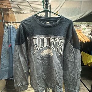 Roots Charcoal Long Sleeve Tee